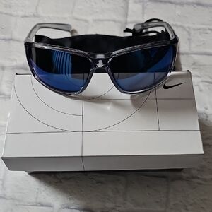 Nike Sunglasses with Blue Lenses NEW never Worn (Except In This Pic)
